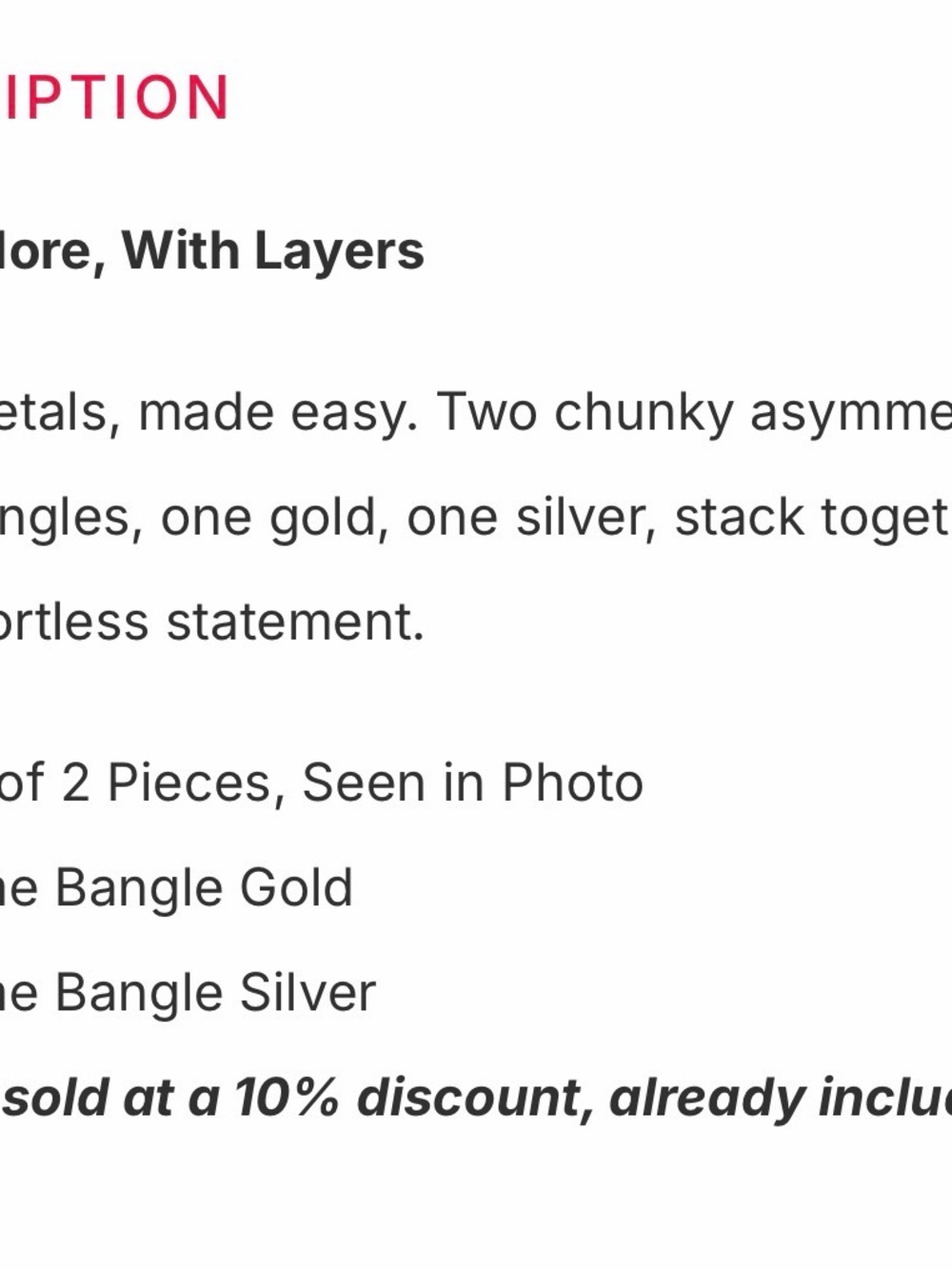 Electric Picks Rome Bangles - Picture 2 of 9